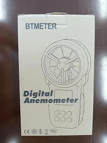 BTMETER Digital Anemometer Barometer Handheld, for Wind Speed Temperature Wind Chill Tester w/Humidity, Altitude, Barometric Pressure Meter for Climbing Drone HVAC CFM BT-100WM