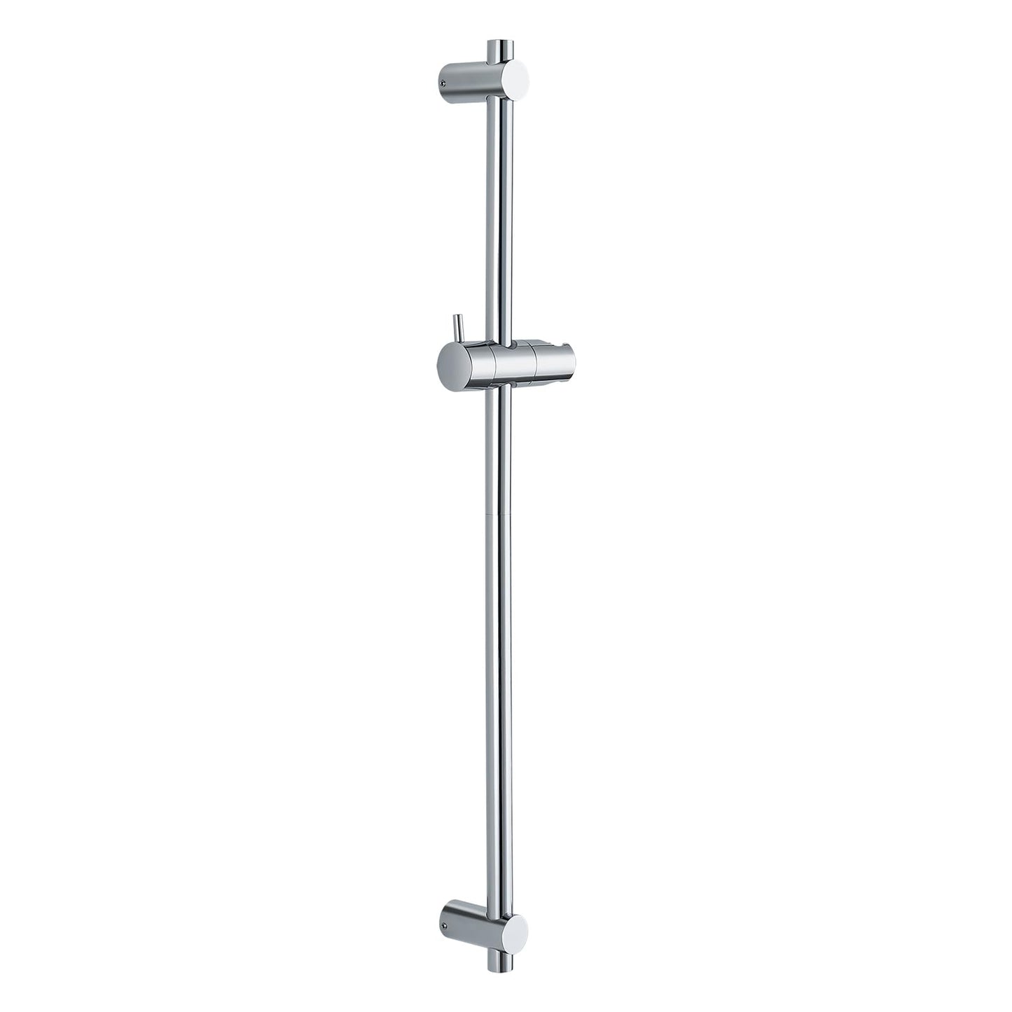Yocisun Silver Stainless Steel Shower Rail, 70 cm, 360? Rotatable, Wall Mount, Includes Shower Rail and Holder, Fits Existing Drill Holes