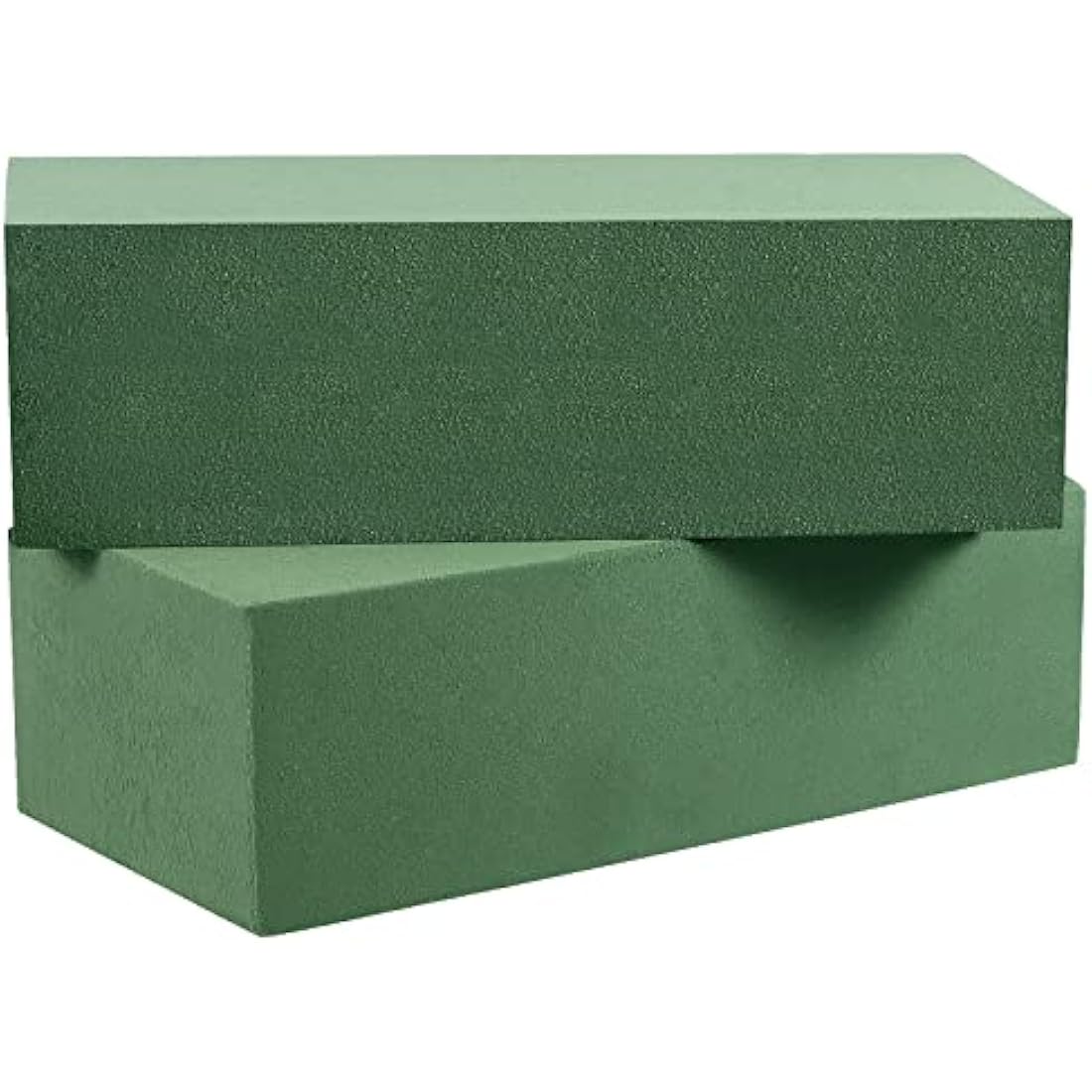 PINGEUI 8 PCS Green Floral Foam Bricks, Dry Florist Foam Block, DIY Flower Arrangements Foam for Florist Artificial Flower Arrangement Supplies, Wedding Bouquet, Centrepieces, 22.5x11x7cm