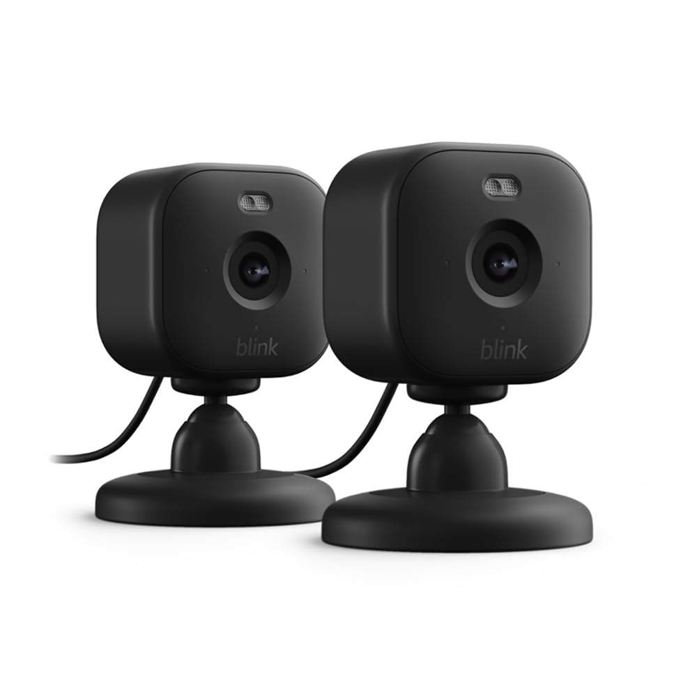 Blink Mini 2 ? Plug-in smart security camera, HD night view in colour, built-in spotlight, two-way audio, motion detection, works with Alexa ? 2
