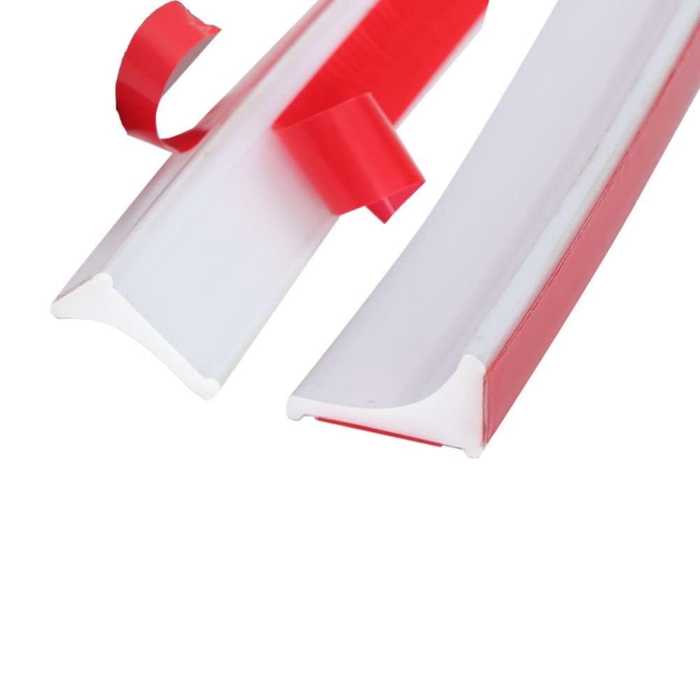 4M Silicone Shower Seal Strip,Bath Edging Sealing,Floor Threshold Water Barrier for Wet Room,Tile Edge Caulk Trim for Bathroom