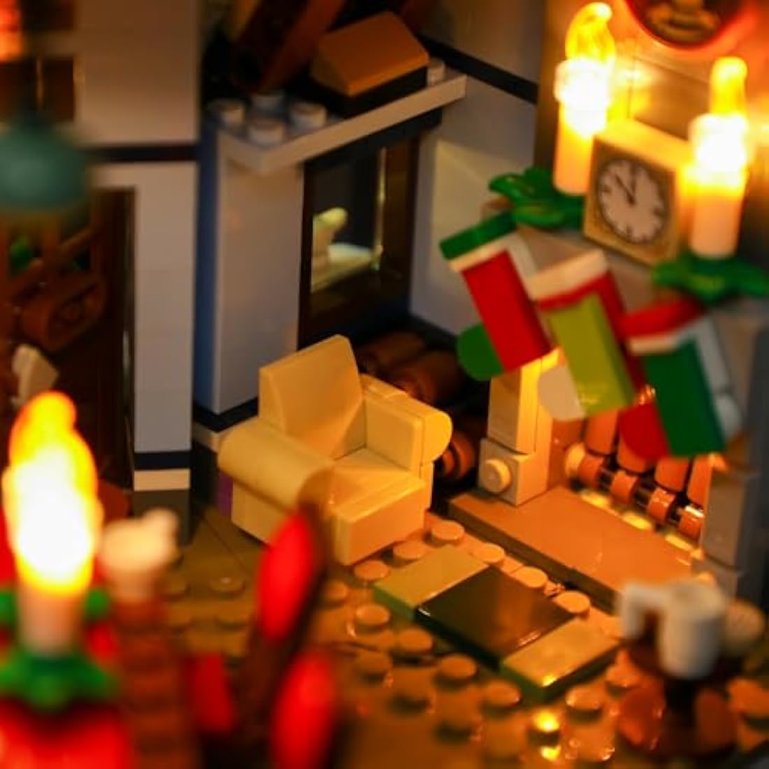 BRIKSMAX Led Lighting Kit for LEGO Creator Santa's Visit - Compatible with Lego 10293 Building Blocks Model- Not Include the Lego Set