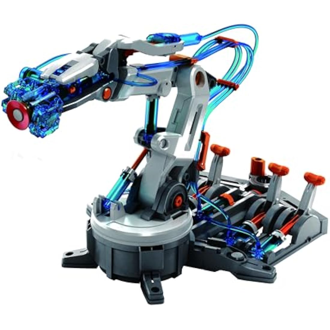 CONSTRUCT & CREATE Hydraulic Robot Arm DIY STEM Build Your Own Project Kit Set
