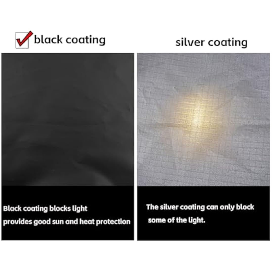 Car Awning Camping SUV Sun Shelter Waterproof Universal Tent Canopy Anti-UV for Van Campervan Caravan Truck Vehicle (Black)
