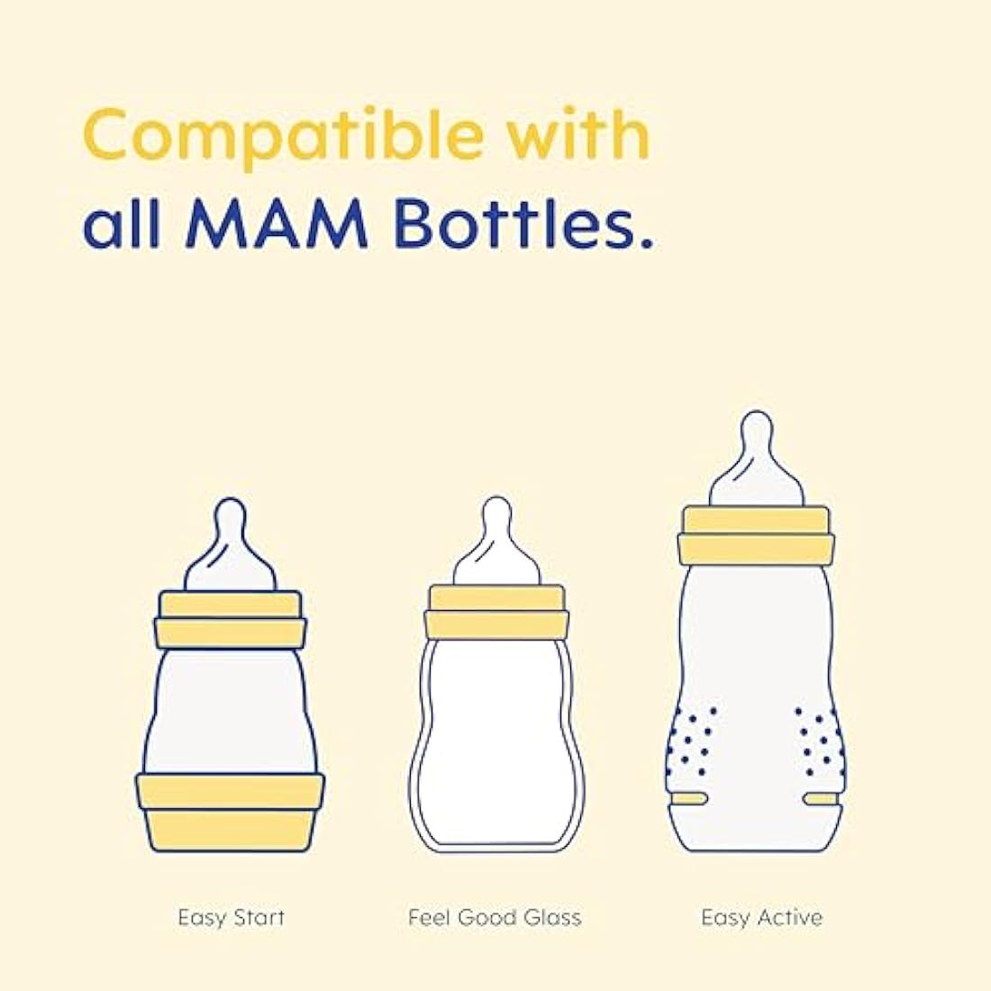 MAM Teats Size 2 | 4 Pack | Medium Flow | Fits All MAM Bottles | Suitable from 2+ Months | Made from SkinSoft Silicone | Baby Accessories for Newborn
