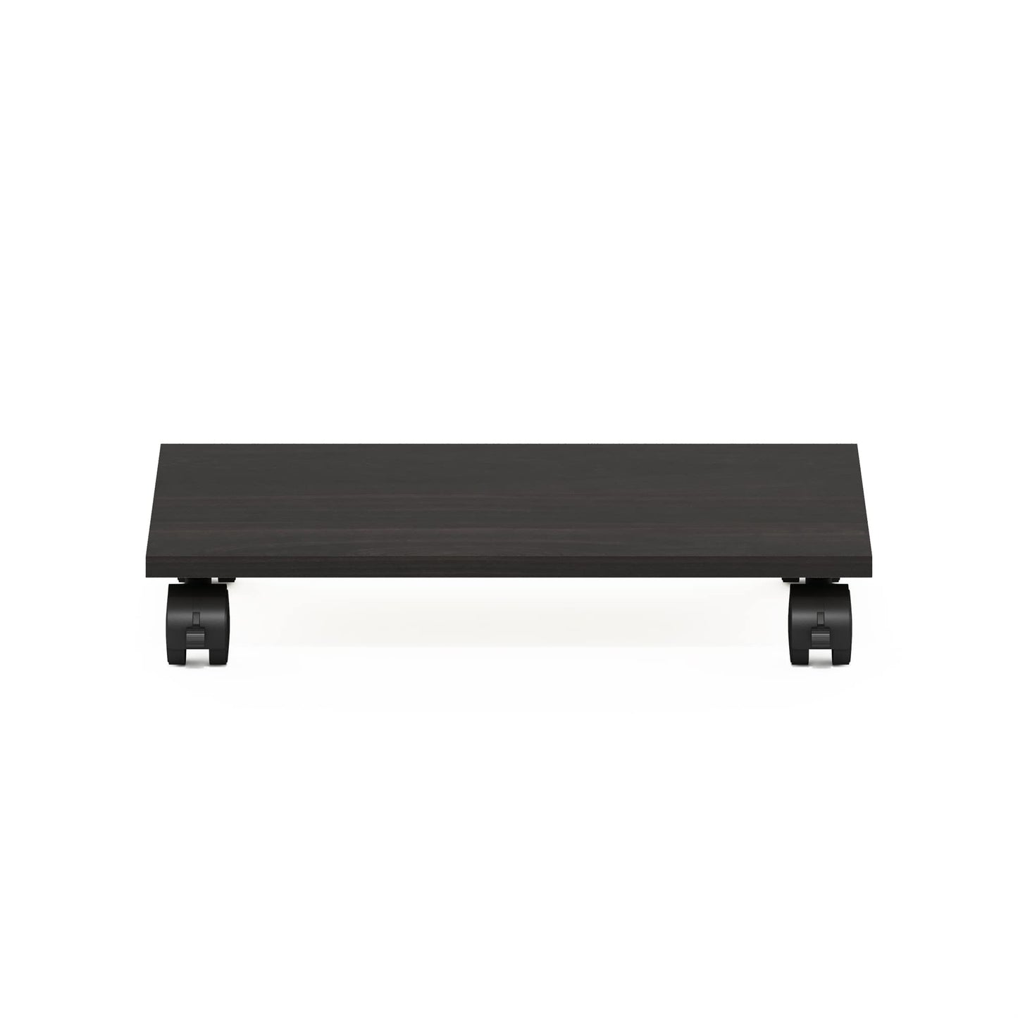 Furinno ECON Printer Stand, Under Desk Printer Stand, Printer Table with Wheels, for CPU, Office Supplies, Home Office, Espresso