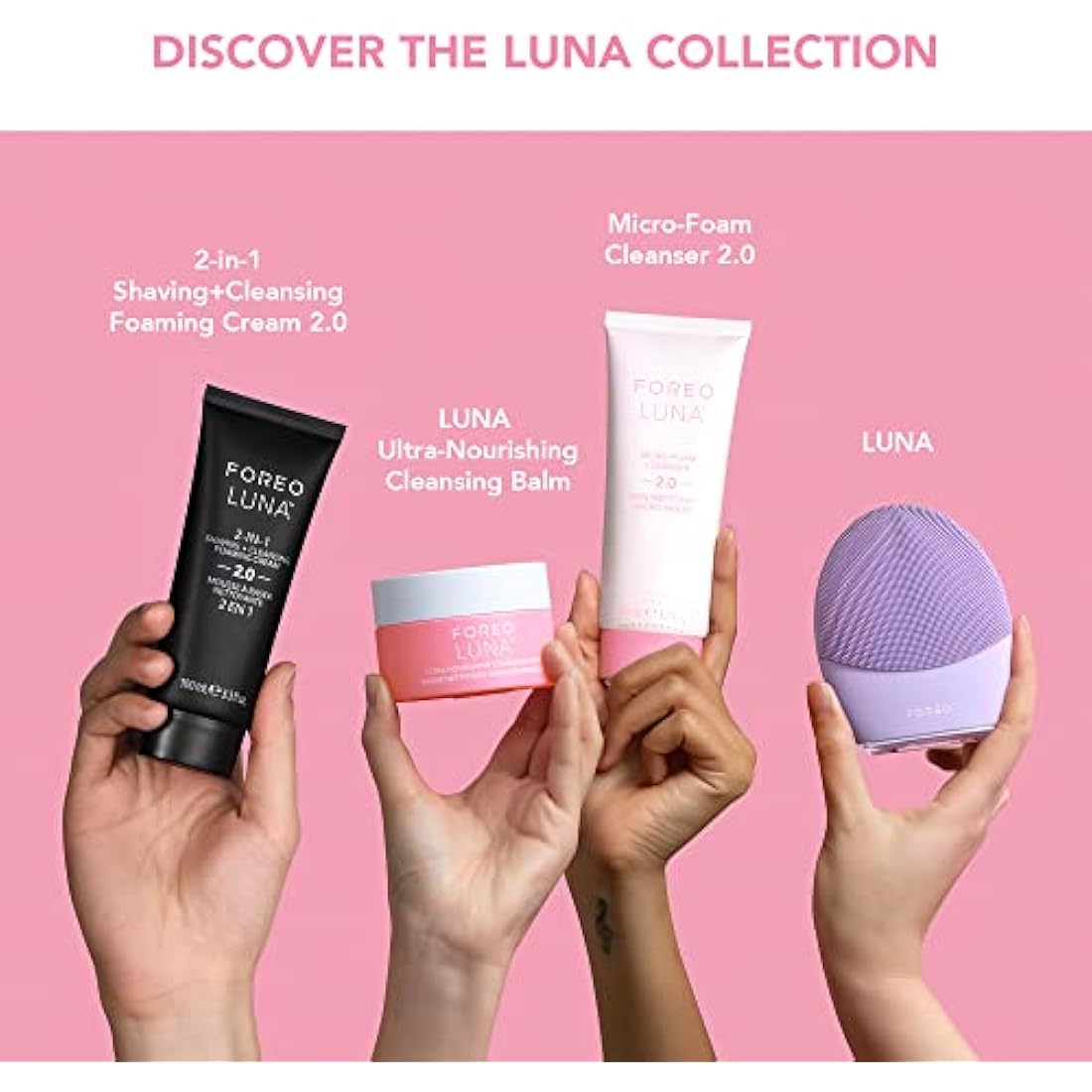 FOREO LUNA Cleansing Balm - Gentle Make Up Remover - Waterless Face Cleanser - Eye Makeup Remover - Vegan - Cleansing Oil - Hydrating Cleanser - Vitamin E & Shea Butter - All Skin Types - 75ml