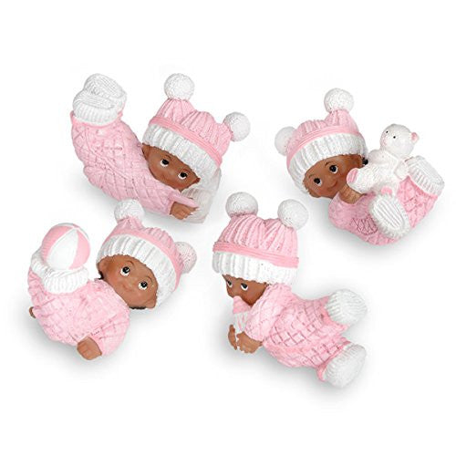 CLUB GREEN Resin Pink Playful Black Baby, Pink, 71 x 37 x 43 cm, one supplied