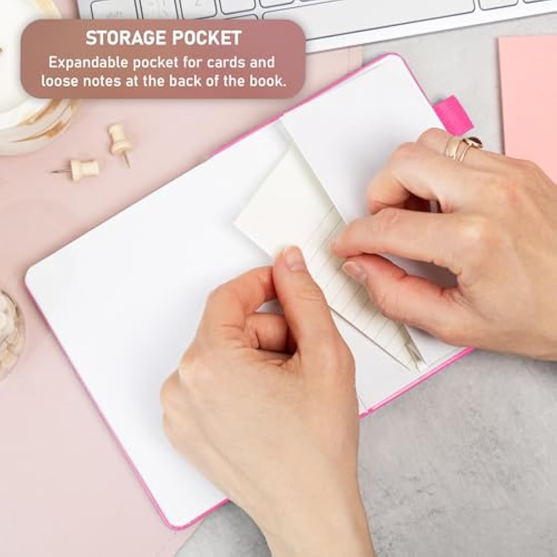 GoGirl Password Book with Alphabetical tabs – Internet Address & Password Keeper Logbook for Password Organization, Journal Notebook for Saving Website Logins. Small Size 11 x 14.5cm - Hot Pink
