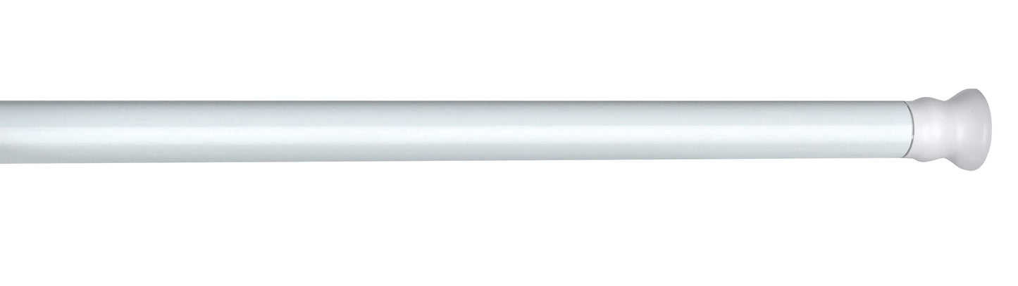 Wenko 19206100 Telescopic shower rail extra strong. ? 2,8 cm, Metal Aluminium, White
