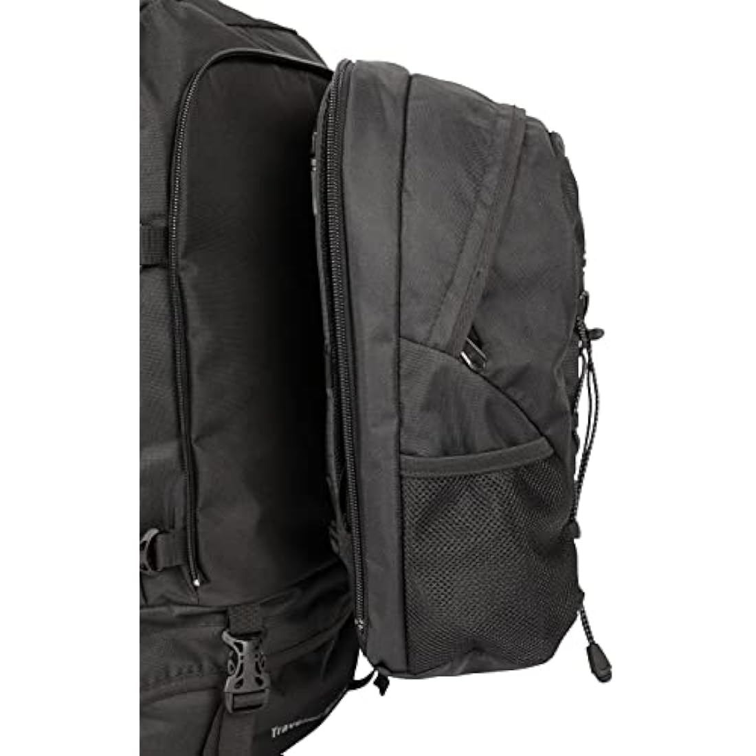 Mountain Warehouse Traveller 60 + 20L Rucksack - Durable Backpack with Rain Cover, Detachable Daypack, Adjustable Back Support - Great for Camping, Hiking, Travelling