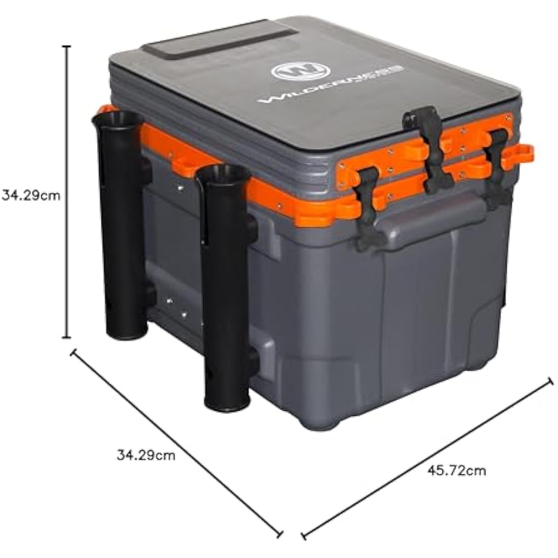 Wilderness Systems Kayak Crate - 4 Rod Holders - Kayak and Boat Tackle Storage - Fits Anglet Boats
