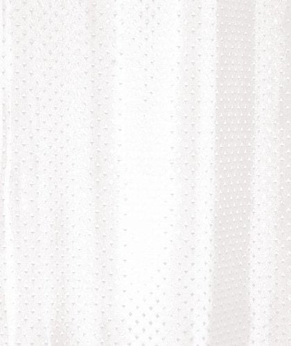 Luxxur PLUS Heavy-weighted shower curtain Width 200cm x Drop 240cm, washable polyester satin diamond pattern
