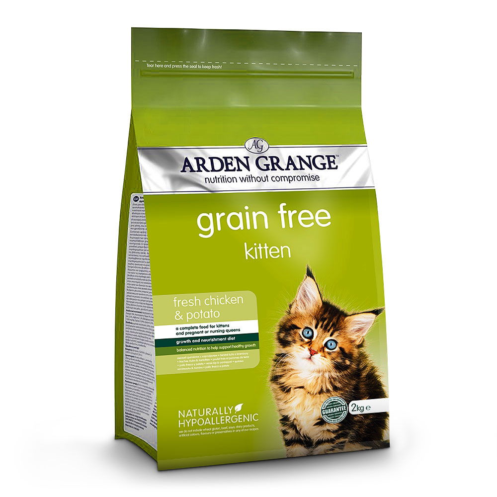 Arden Grange Grain Free Kitten Fresh Chicken and Potato 2kg - Case of 6
