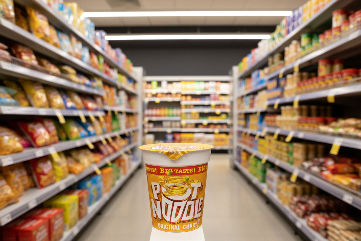 12 x Pot Noodle Standard Pot Original Curry 90 G