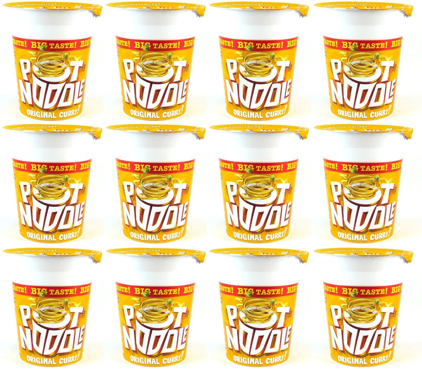 12 x Pot Noodle Standard Pot Original Curry 90 G