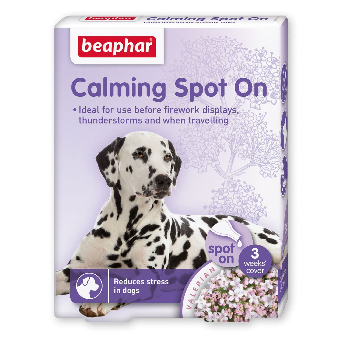 Beaphar Stressless Calming Spot On Dog - Case of 6