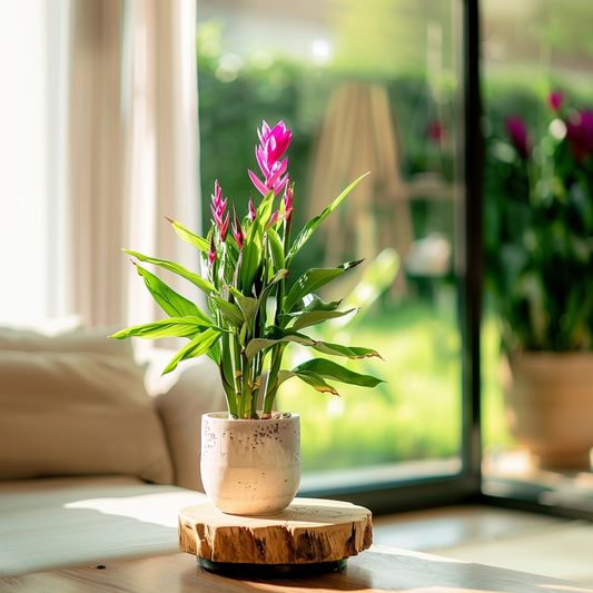 Siamese tulip turmeric - Curcuma 'Siam Splash' - Pink - H40-60cm - ⌀13cm