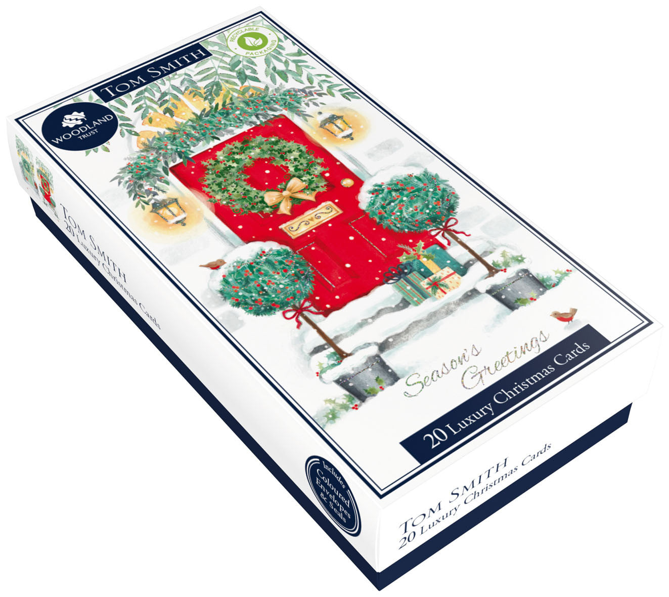 tom smith Slim Front Door Christmas Cards