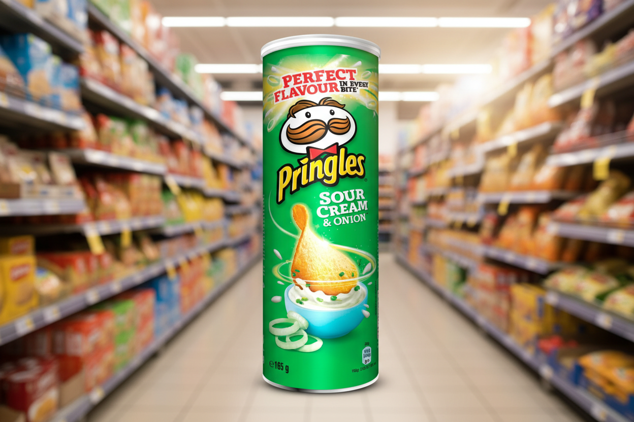 19 x Pringles Sour Cream & Onion 165G