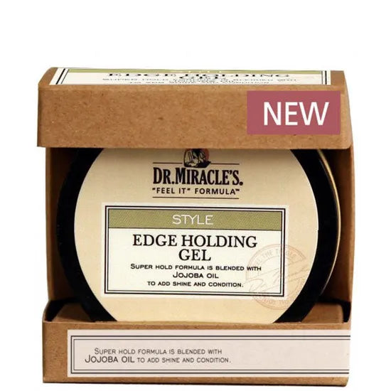 Dr. Miracle's Style Edge Holding Gel Strong Hold & Frizz Control for Sleek Edges & Healthy Hairlines 65g