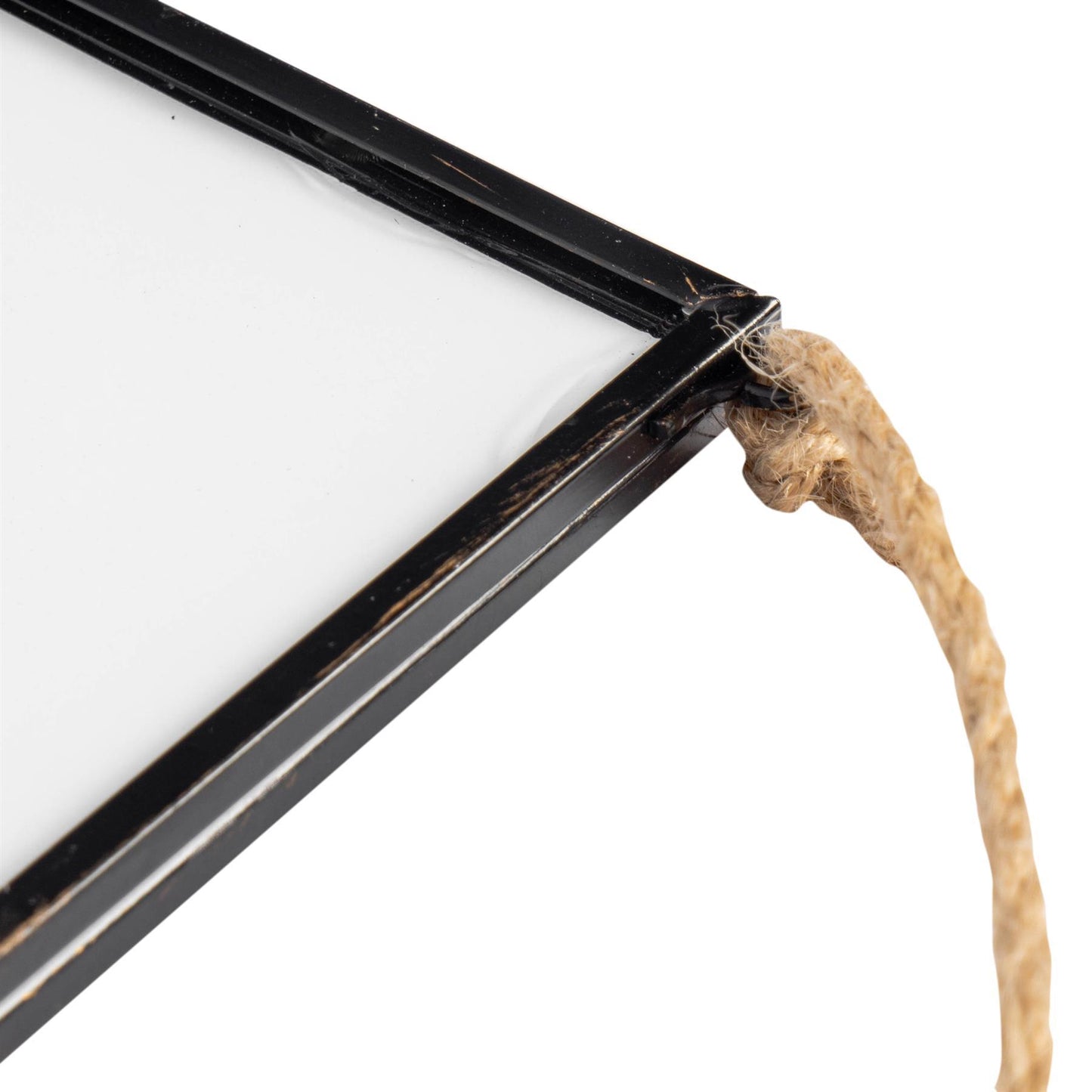 8" x 8" Black Hanging Metal Photo Frame