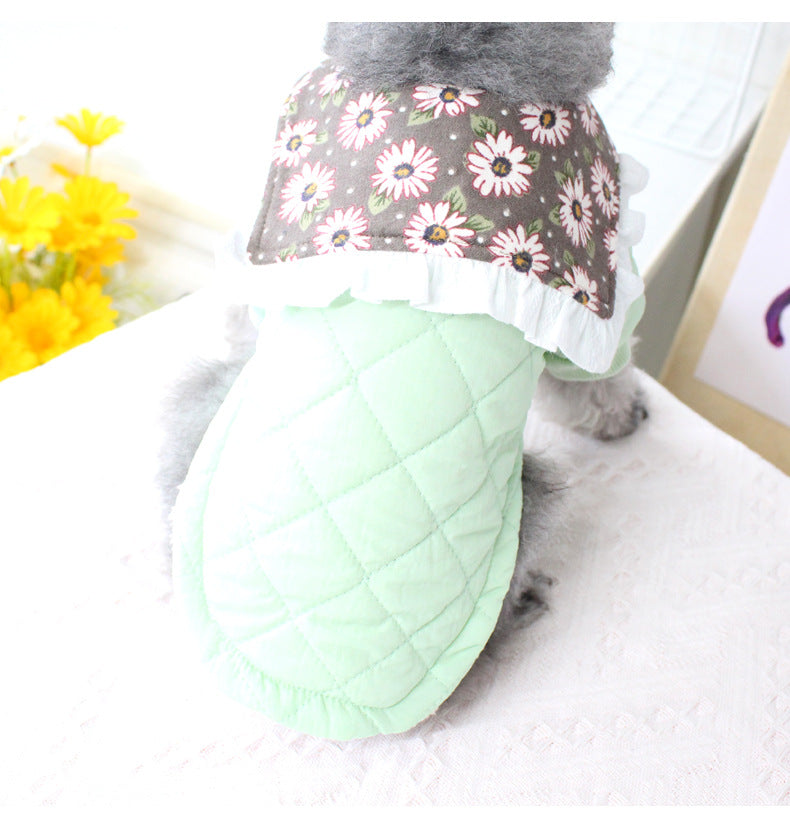 Pet Winter Clothes Puppy Dog Clothes Small Dog Teddy Collar