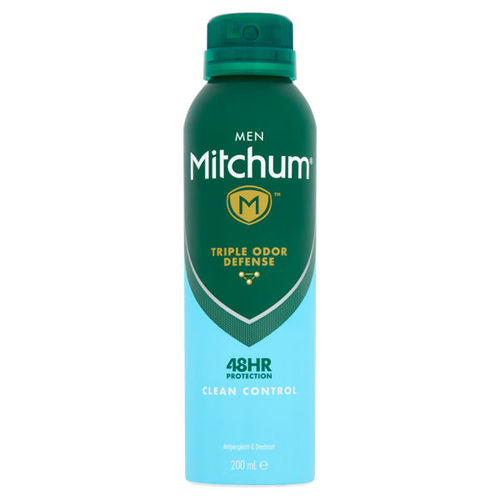 Mitchum Men Triple Odor Defense Clean Control 48HR Protection Deodorant Spray 200ml