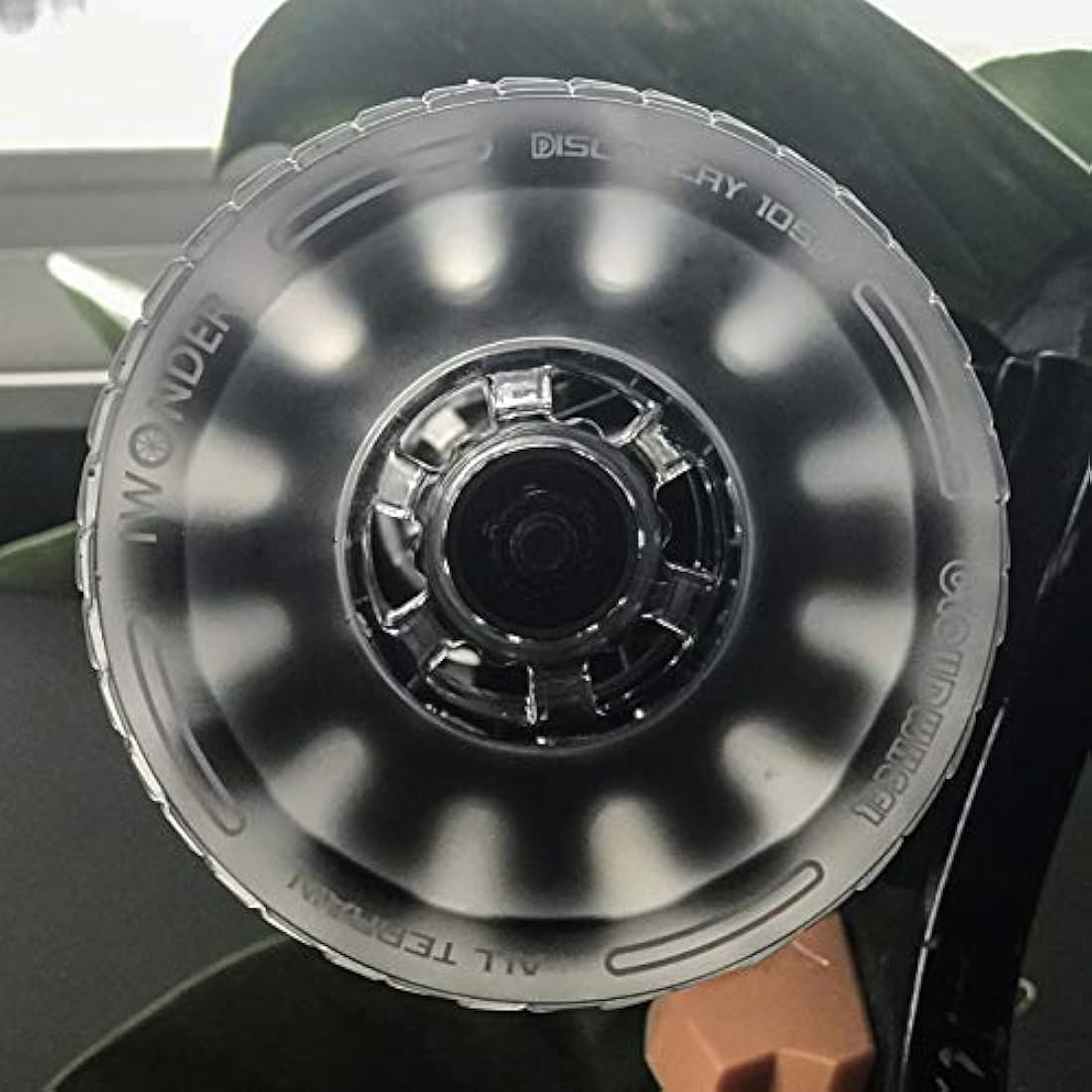 IWONDER Cloud Wheel 105mm Discovery Electric Skateboard Wheels Patented Damping Foam Core All Terrain Off Road 78A Translucent Urethane Longboard Wheels(Not Applicable to Hub Motor