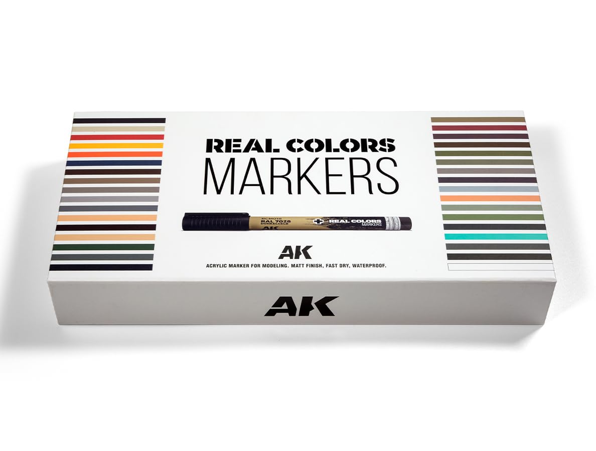 AK Interactive - Special Box 34 Real Colours Markers
