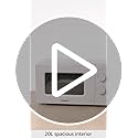 COMFEE' 700W 20L White Microwave Oven With 5 Cooking Power Levels, Quick Defrost Function, And Kitchen Manual Timer - Compact Design CM-M202CC(WH)