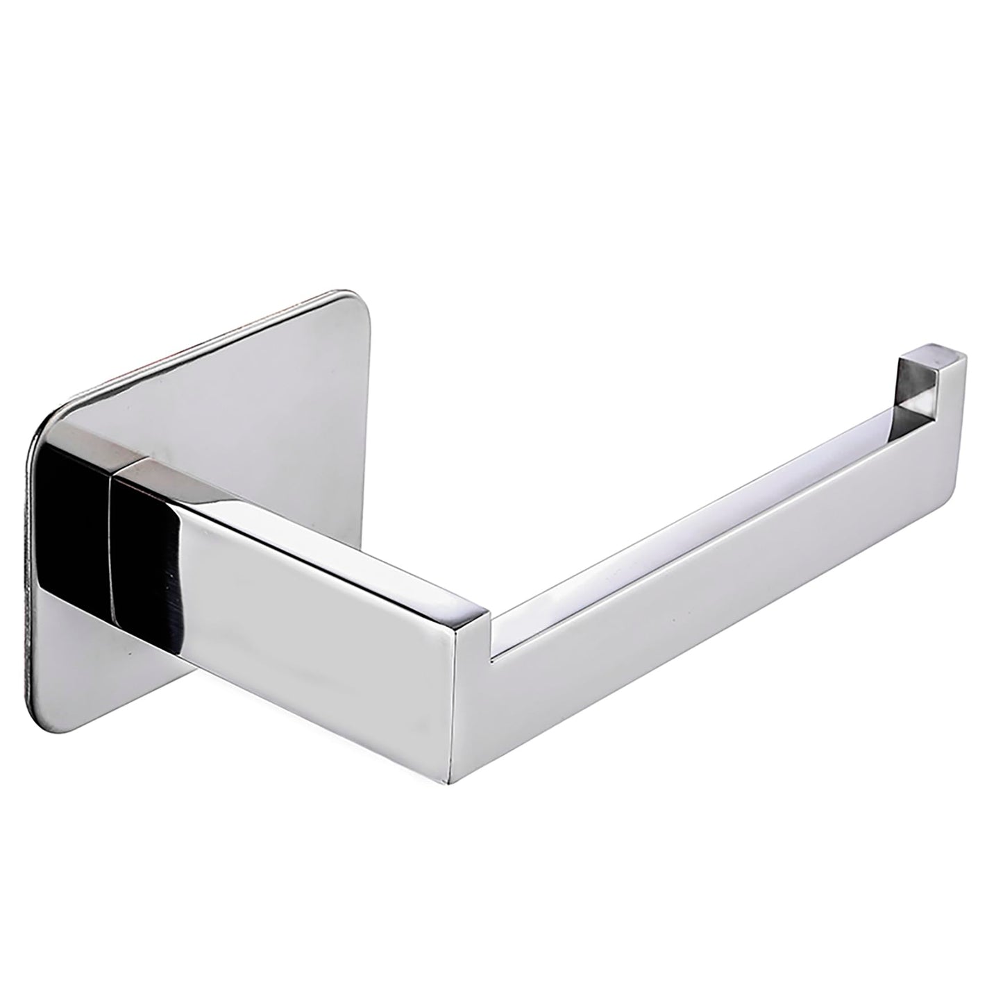 GULICA Toilet Paper Holder, Self Adhesive, NO Drilling Toilet Roll Holder Chrome 8K Mirror Stainless Steel, Bathroom and Kitchen Accessory, 304