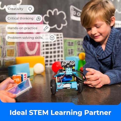 Makeblock mBot Ranger 3-in-1 Robot, Programmable Robot Kit, Building Robot Kit, Scratch and Arduino C Programming Robot Toys, APP Control, STEM Toy Robots, Build Educational Robot Gifts for Age 10+