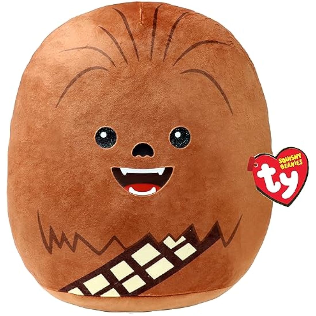 TY Chewbacca Disney Star Wars Squish-A-Boos 10 Inches, Licensed Beanie Baby Soft Plush Toy, Collectible Cuddly Stuffed Teddy