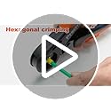 Crimping Tool Kit, Preciva Wire Crimper Plier Set, 0.08-10mm²/2000pcs Connectors Self Adjustable, Ratchet Hand Hexagonal Bootlace Ferrule Cable Crimp Terminal Pliers