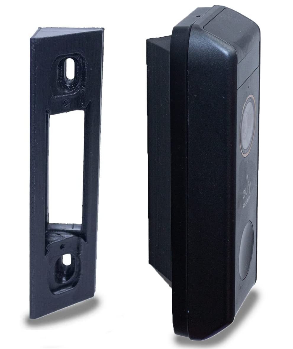 Gestech 45 Degree Angle Mount for Eufy Doorbell E340, S210, 2K Wired, Wireless and 1080p Grade Models T8200/T8203/T8210/T8212/T8222