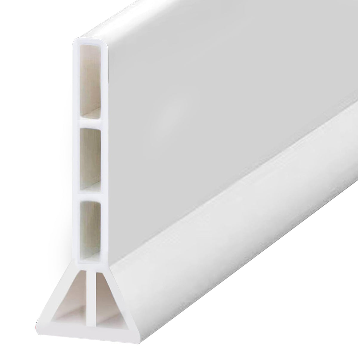 Collapsible Shower Splash Guard - Water Dam for Wet & Dry Separation, 1.5m Long, 10cm High