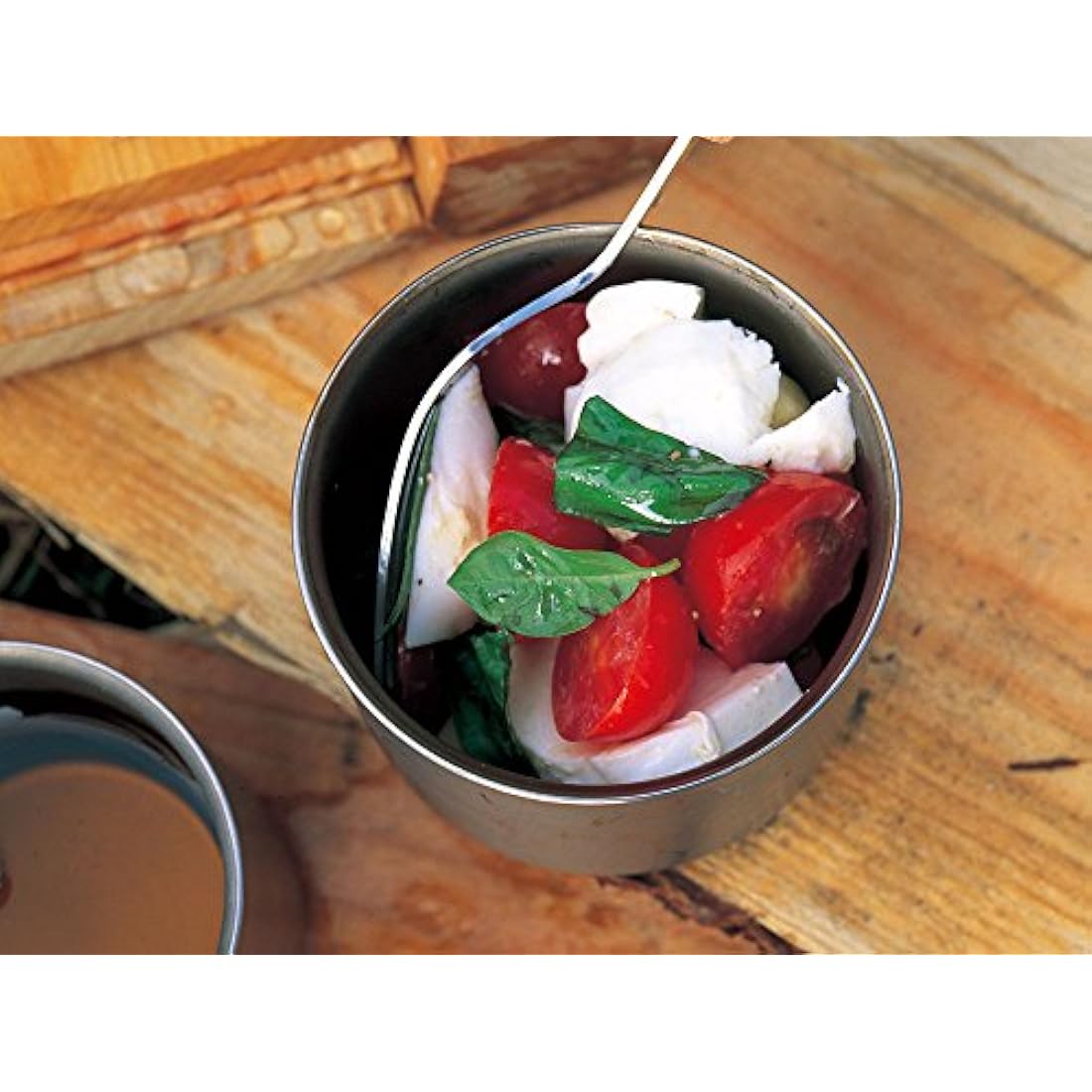 Snow Peak Titanium Double Wall Stacking Mug H450, Lightweight Insulated Mug for Home, Camping & Outdoors