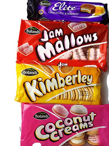 Bolands Biscuits Variety pk Kimberley, Jam Mallow, Coconut Cream, Chocolate Kimberley