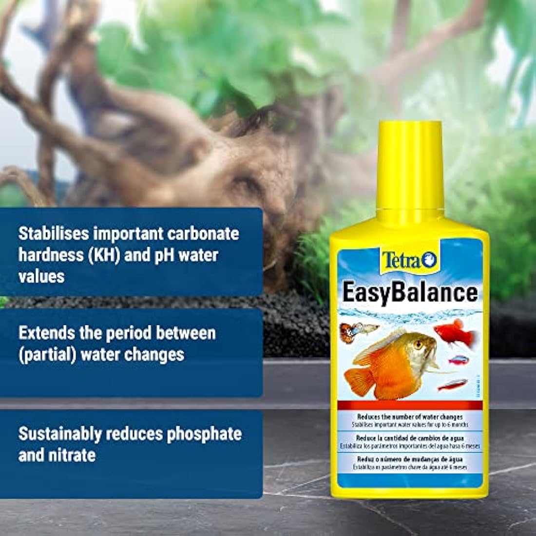 Tetra EasyBalance - long-term care for biologically healthy aquarium water and a reduced number of water changes, 500 ml (Pack of 1)