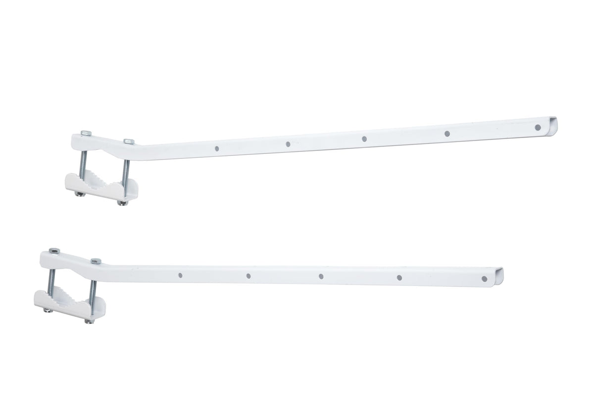 Sauvic White Adaptable Balcony Clothes Airer