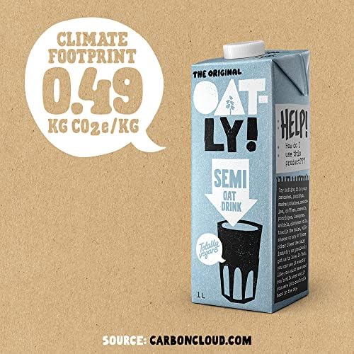 Oatly Semi Oat Drink 1 Litre (Pack of 6)