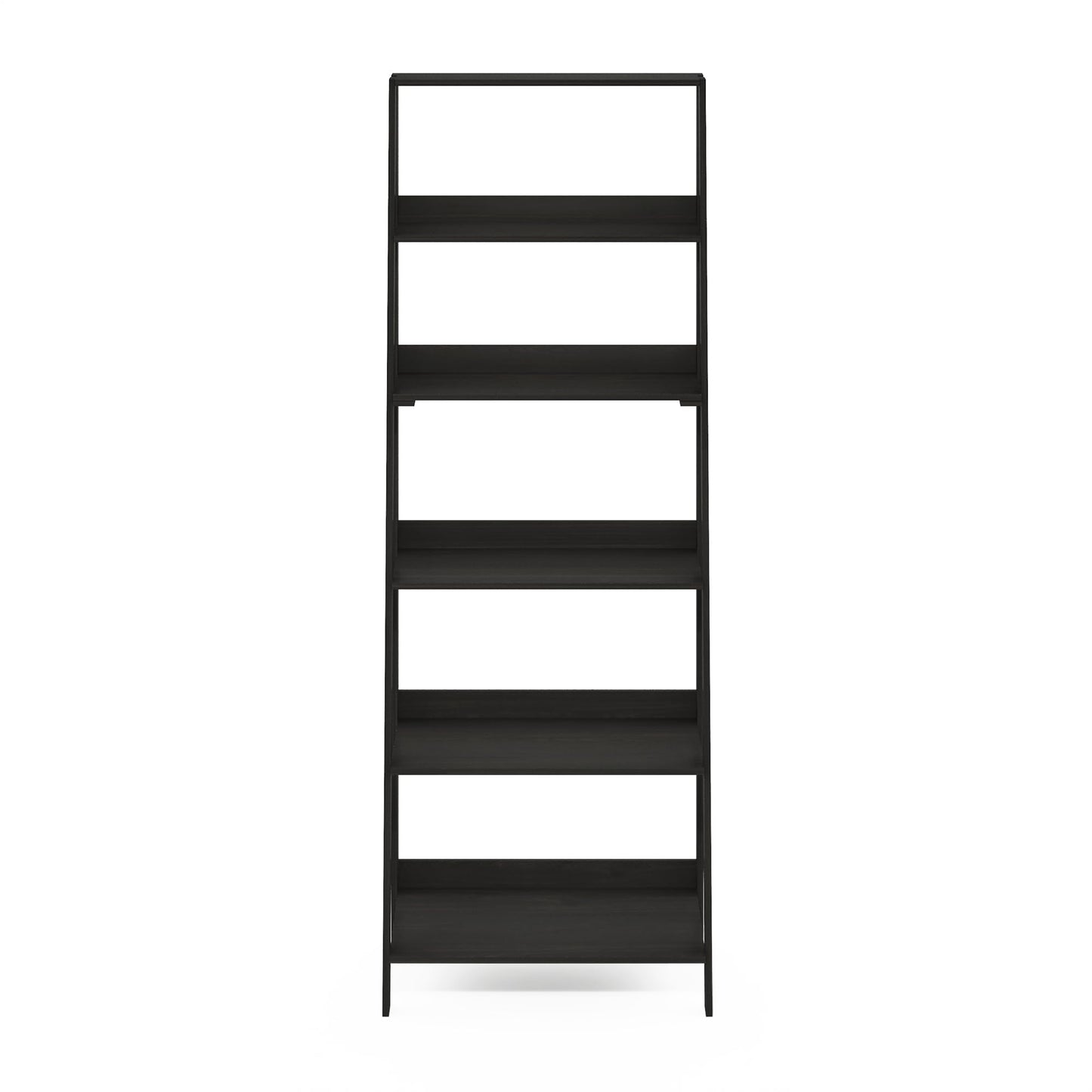 Furinno LADDER Shelf, 6-Tier Ladder Book Shelf, Bookcase, Storage Shelves, Storage Rack, for Organization and Storage, Living Room, Home Office