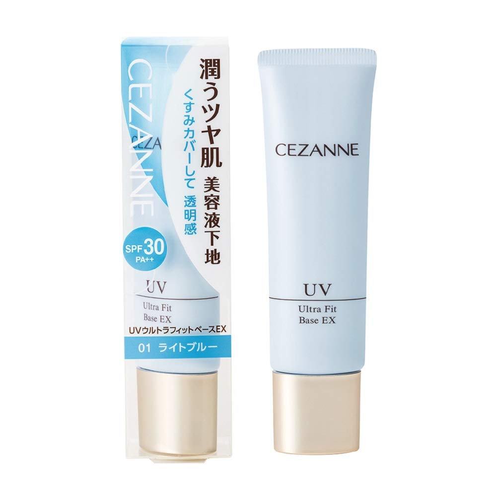 Cezanne UV Ultra Fit Base EX ? 30g ? 01 Light Blue