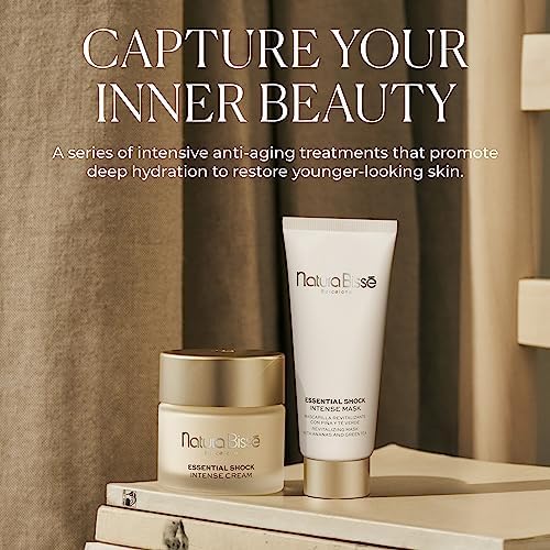 Natura Bissé Essential Shock Intense Mask, Revitalizing Anti-Aging Face Mask, Hydrates, Restores & Rejuvenates, For All Skin Types, 2.5 Oz