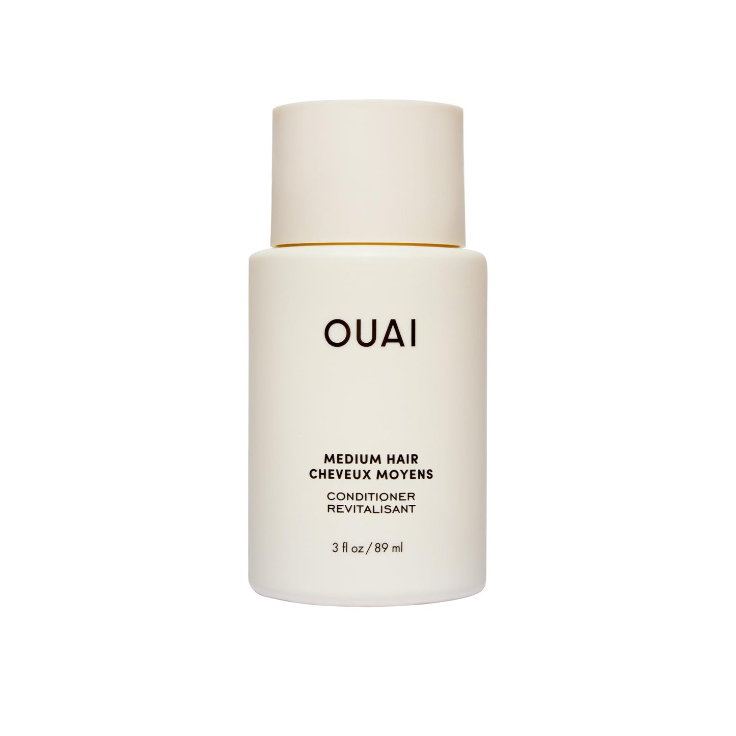 OUAI Medium Conditioner Travel Size - Hydrating Hair Conditioner with Coconut Oil, Babassu Oil, and Keratin - Strengthens, Repairs and Adds Shine -