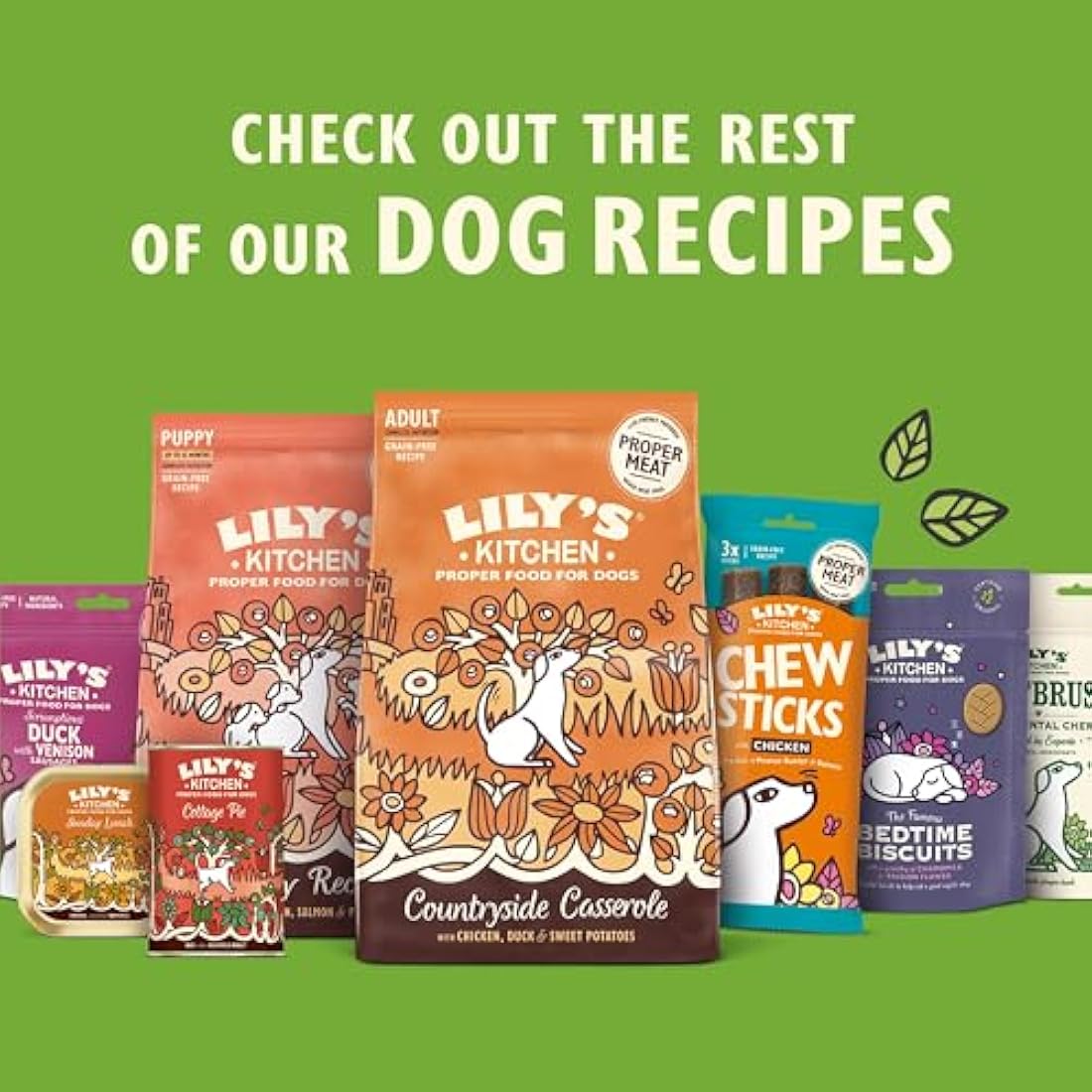 Lily's Kitchen Natural Adult Dog Wet Food, Beef Goulash, 6 x 400g