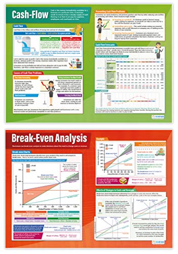 Daydream Education Accounting and Finance Classroom Posters - Set of 7 - EXTRA LARGE - A1 (850mm x 594mm) - Laminated - Business Studies Secondary School Wall Charts