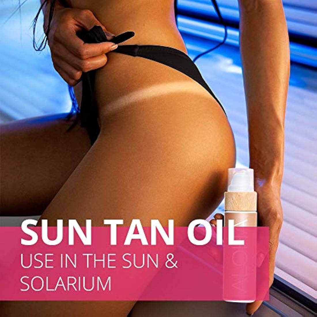 COCOSOLIS Aloha Tanning Accelerator with Vitamin E, Cocoa Butter - Organic Tanning Oil & Body Lotion with 6 Precious Oils (110)