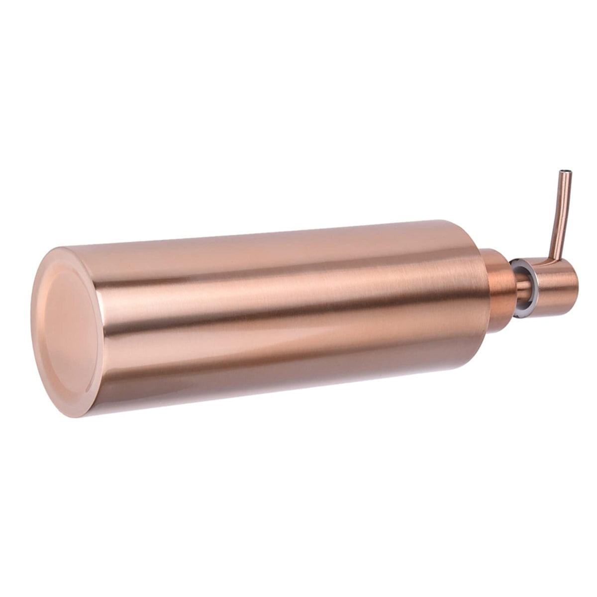 304 Stainless Steel, Rose Gold Bottle Dispenser Stainless Steel Rose Gold Copper 0 Pump Refillable Liquid Hand for Bathroom Bottle (250ml) (350ML)